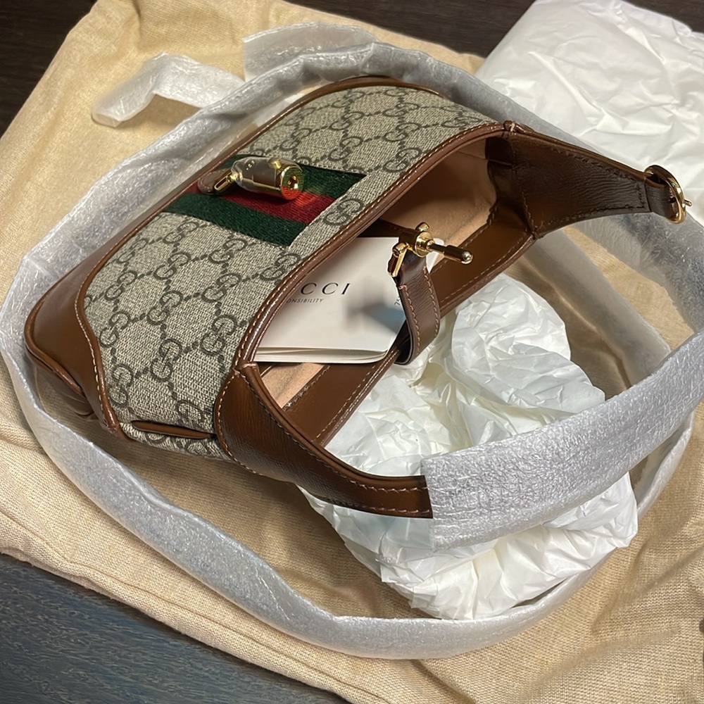 $ALE - Gucci Jackie 1961 Mini Bag - Brown - Picture 3 of 6